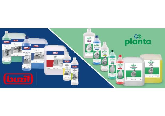 Buzil – Ekologická Planta – čistící prostředky pro profesionální úklid