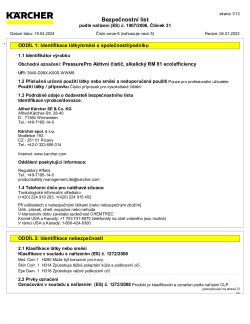 Bezpečnostní datový list