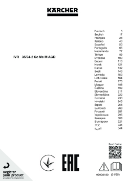 Návod k obsluze vč. bezpečnostních informací