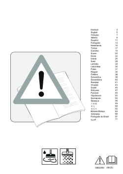 Návod k obsluze vč. bezpečnostních informací