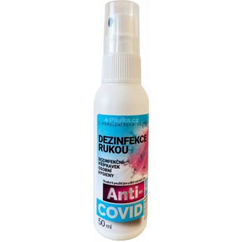 Anti-COVID Dezinfekční přípravek, mechanický rozprašovač 50ml