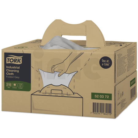 Tork průmyslová čisticí utěrka, W7, 1 vrstva, 210 útržků 520372