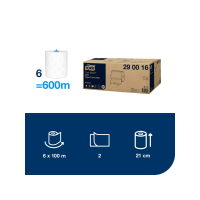 Tork Matic jemné papírové ručníky v roli, H1, 2vr, 6 rolí, 100 m, 290016