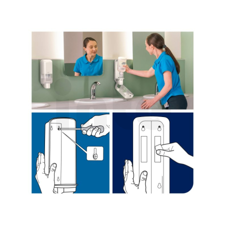 Tork Dávkovač na mýdla a dezinfekční prostředky, bílý, S4, 564500