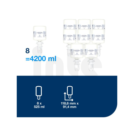Tork Mini tekuté mýdlo pro citlivou pokožku S5, 8 x 525 ml, 425702