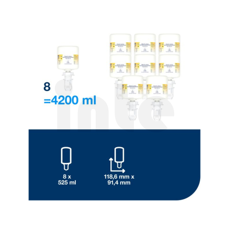 Tork Mini hydratačné mléko na ruce S5, 8 x 525 ml, 425202