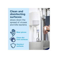 Tork Průmyslové papírové utěrky, 1vrs, bílá, návin 350m, M2, 6 rolí, 66310