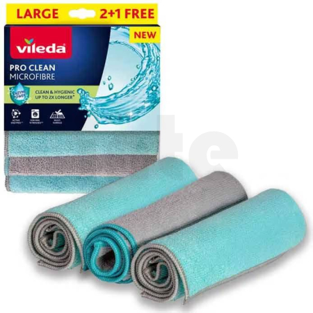 Vileda Pro Clean mikrohadřík 2+1 ks, 179227