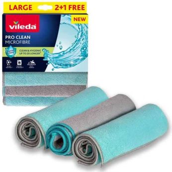 Vileda Pro Clean mikrohadřík 2+1 ks, 179227