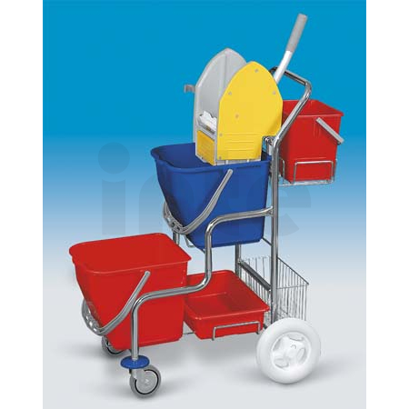 EASTMOP KAMZÍK 2x17 l úklidový vozík - košík, kbelík