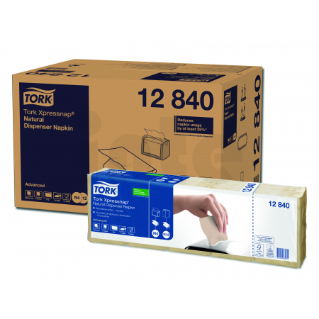 TORK ubrousek do zásobníku Xpressnap® Natural 9 000 ks, N4, 12840