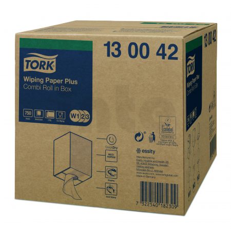 TORK papírová utěrka Plus, W1, W2, W3, 1 kus 130042