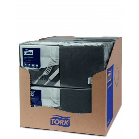 TORK černý ubrousek – oběd 2 000 ks 477148