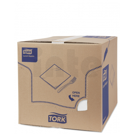 TORK bílý ubrousek – oběd, 1/8 sklad 2 000 ks 477402