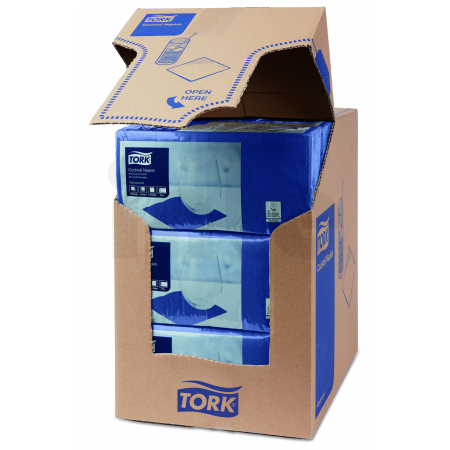 TORK tmavě modrý ubrousek–koktejlový 2 400 ks 477825