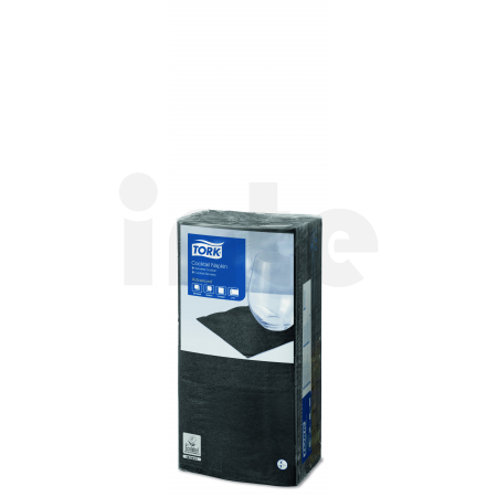 TORK černý ubrousek – koktejlový 2 400 ks 477829