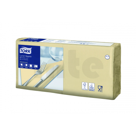 TORK jemný ubrousek slonová kost – oběd 1 500 ks 477866