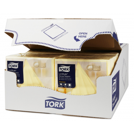 TORK Linstyle® champagne ubrousek – večeře 600 ks 478712