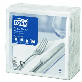 TORK bílý ubrousek – večeře 1 800 ks 478746