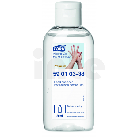 TORK Alcohol gelový dezinfekční prostředek na ruce 80 ml (biocid), 24 ks 590103